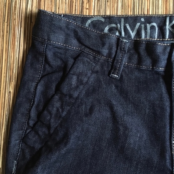 Calvin Klein Jeans Cut-offs Dark Wash Womens 29/8 - Picture 8 of 16